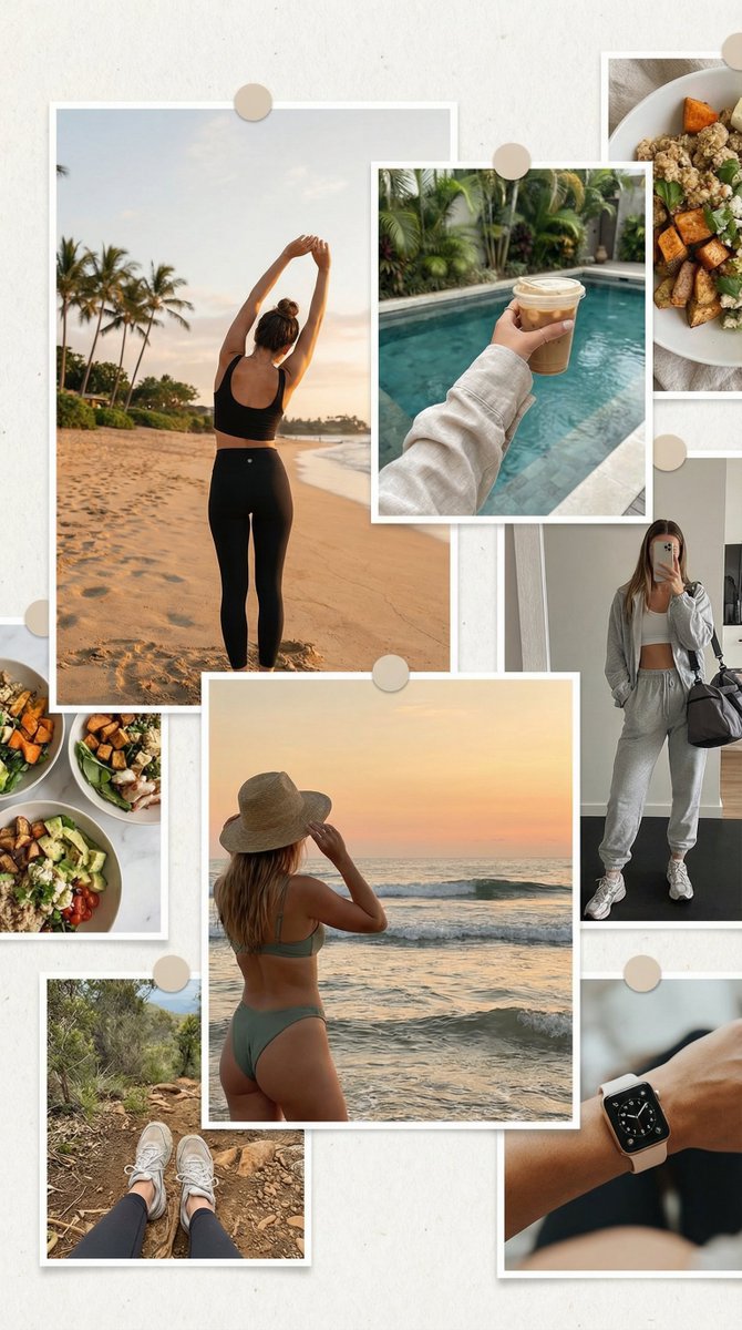 Asymmetrical Fitness Lifestyle Photogrid Prompt — example 1