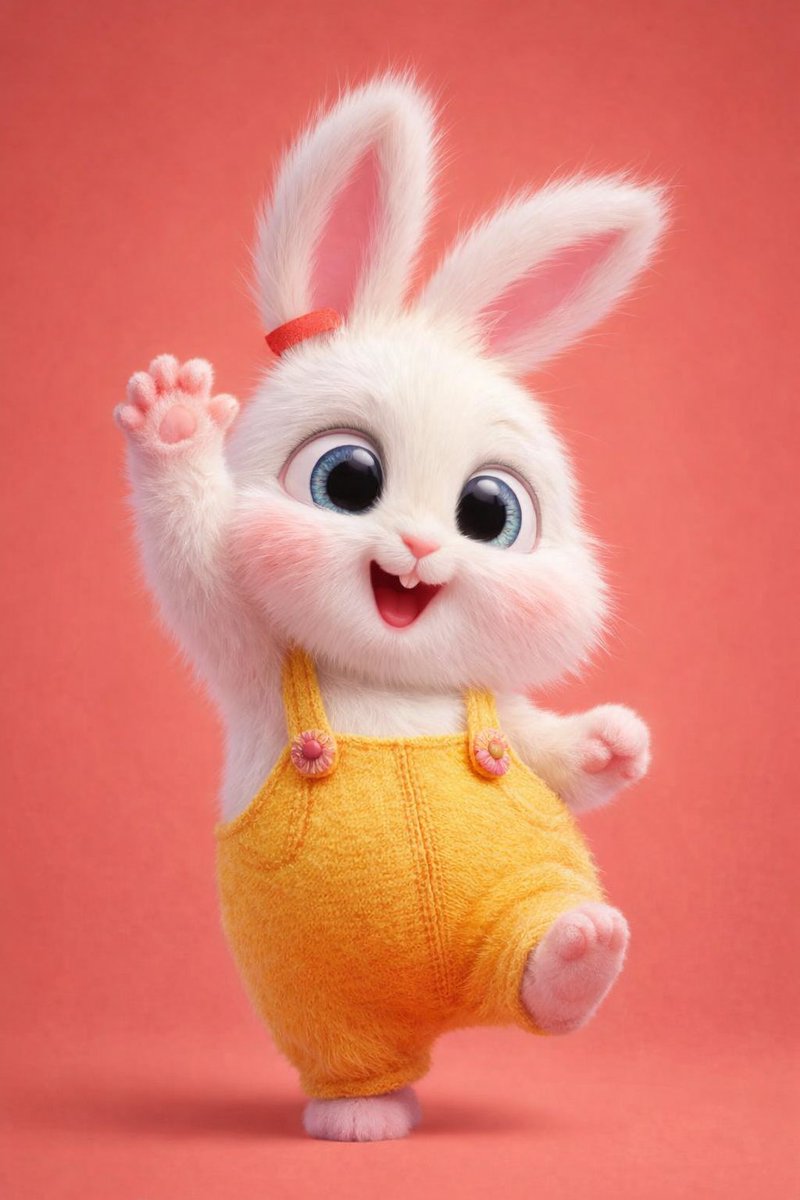 3D Anthropomorphic Bunny Character Prompt — example 2