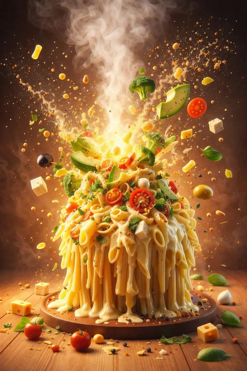 Hyper-Realistic Salad Explosion Food Photography Prompt — example 4