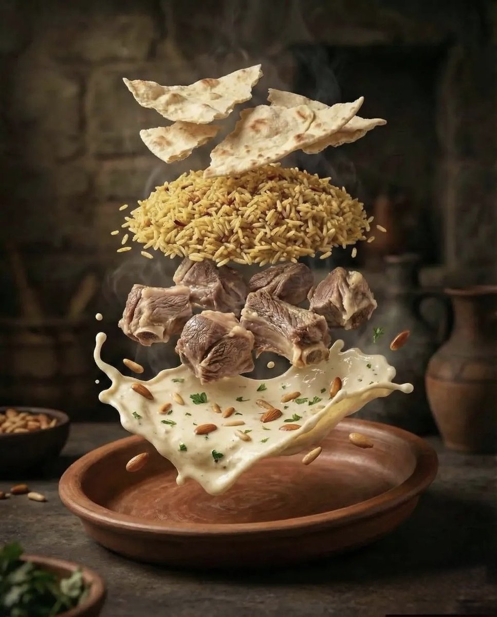 Hyper-realistic Deconstructed Middle Eastern Cuisine Prompt — example 2