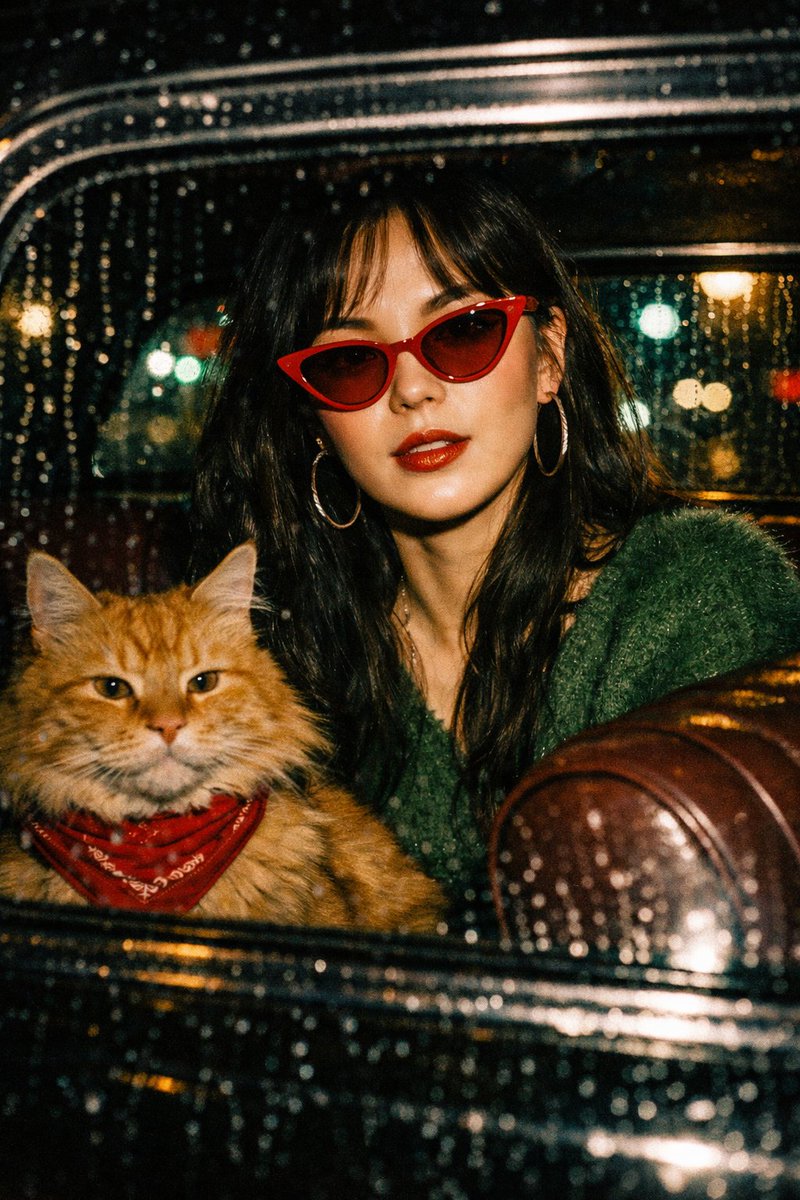 Wong Kar-wai Cinematic Flash Photography Prompt — example 1