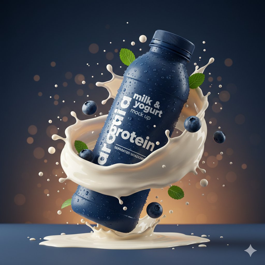 Hyper-realistic Product Photography with Dynamic Splash Effects — example 1