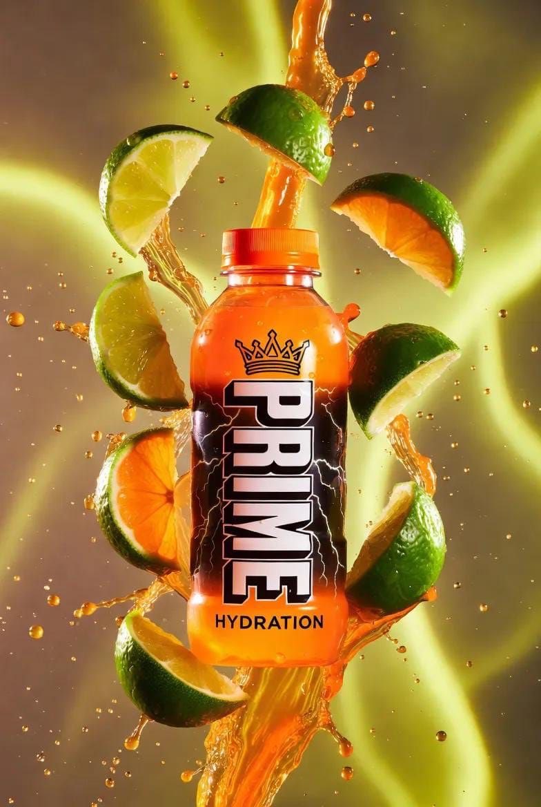 Hyper-Realistic Product Shot with Exploding Citrus and Liquid — example 1