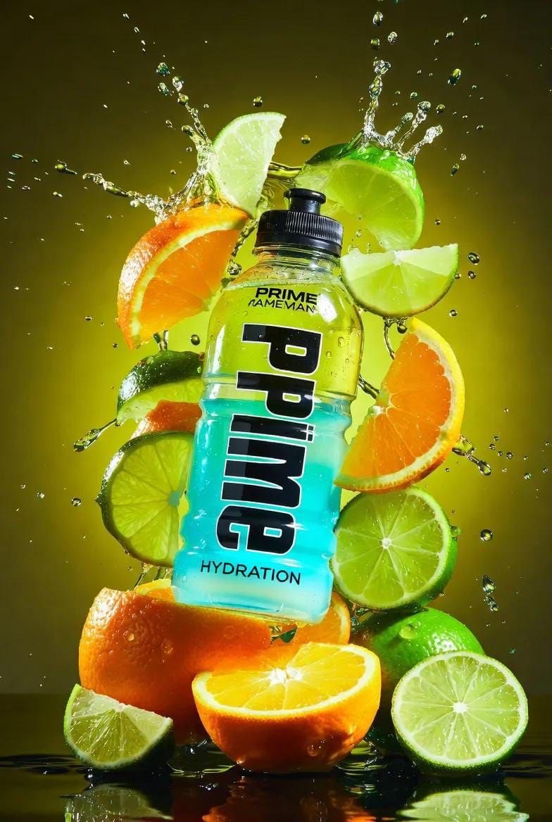 Hyper-Realistic Product Shot with Exploding Citrus and Liquid — example 2
