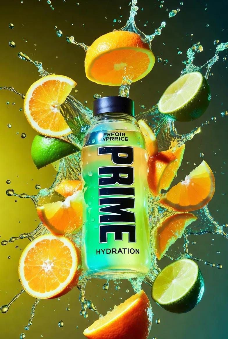 Hyper-Realistic Product Shot with Exploding Citrus and Liquid — example 3