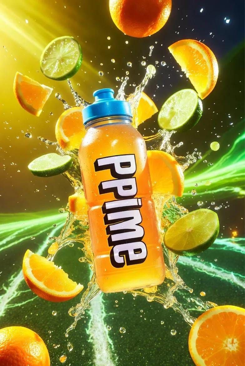 Hyper-Realistic Product Shot with Exploding Citrus and Liquid — example 4