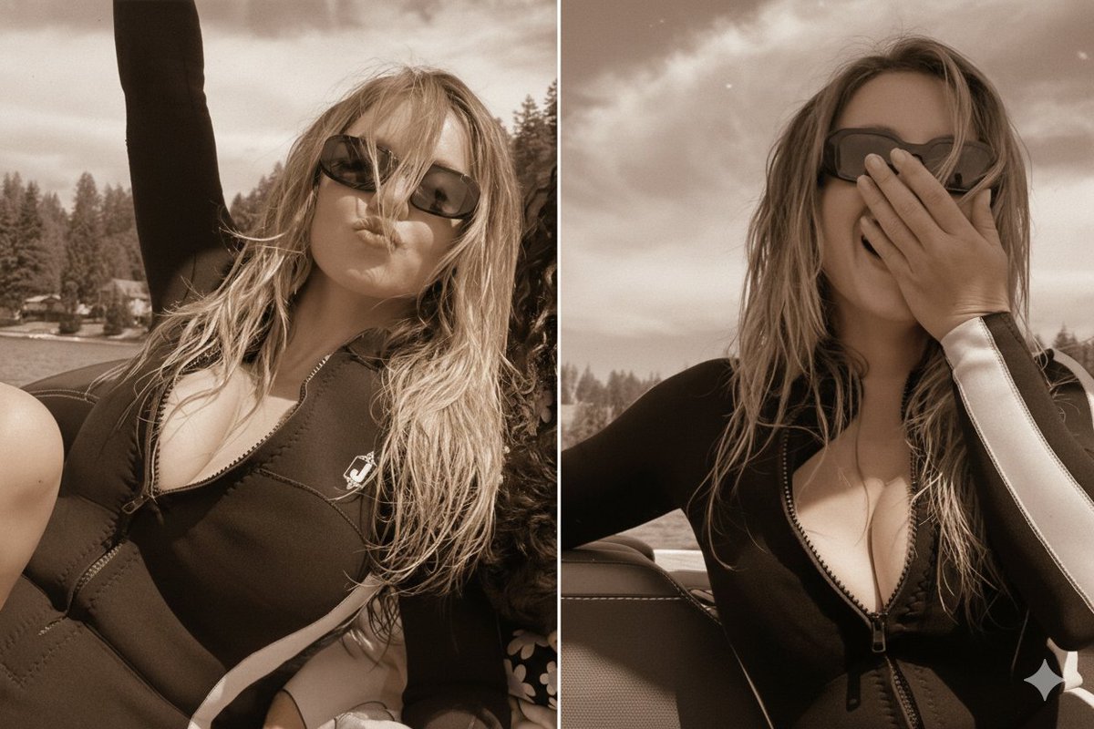 Multi-Scenario Celebrity Image Generation (Sydney Sweeney / Ana de Armas) — example 4