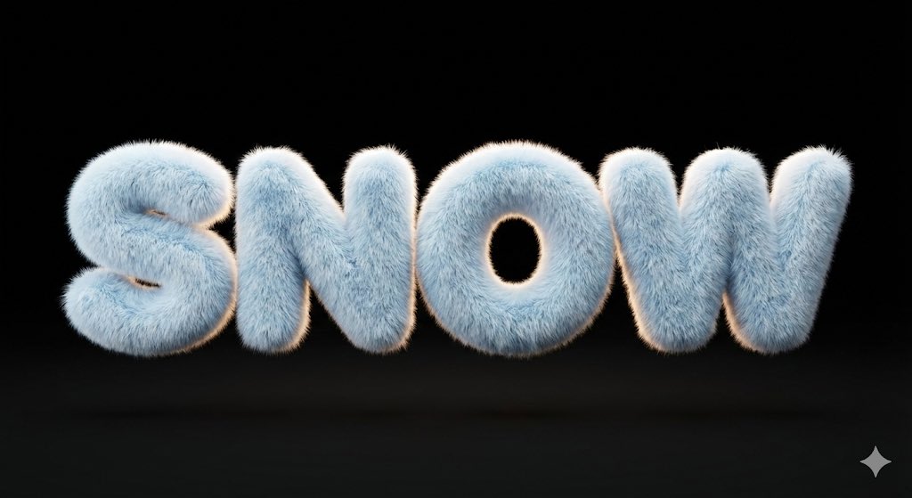 3D Fluffy Logo Transformation — example 2