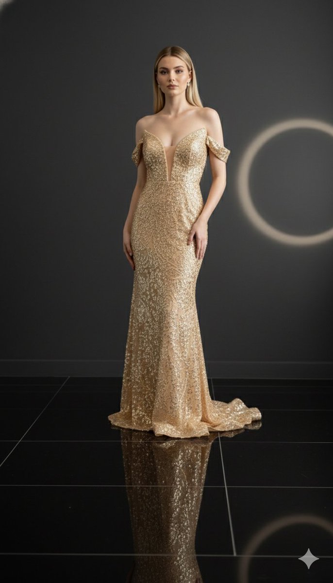 Luxurious 8K Portrait of Polina Gagarina in a Gold Gown — example 4