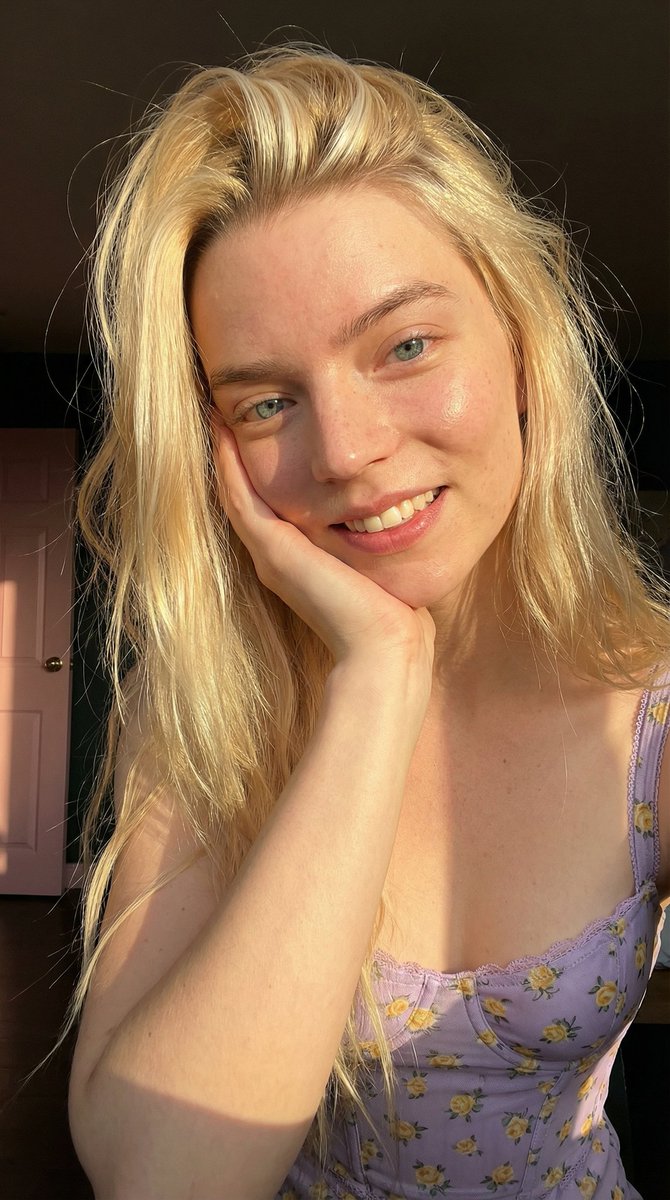 Sun-Kissed Golden Hour Portrait of Anya Taylor-Joy — example 1