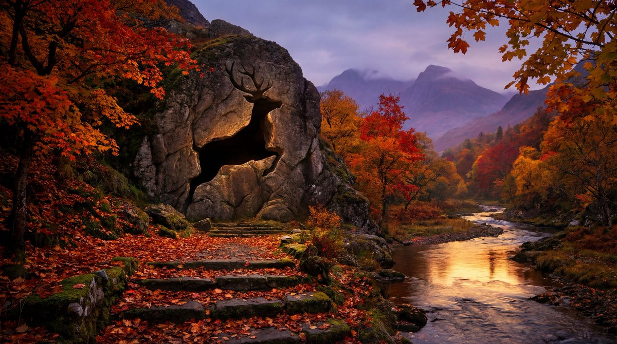 Generic Prompt for Shape-Shaped Cave Entrance — example 4