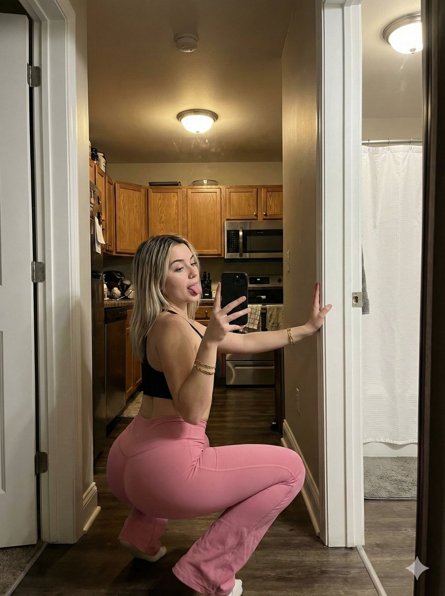 Hyper-realistic Mirror Selfie Prompt with Detailed Anatomy — example 1