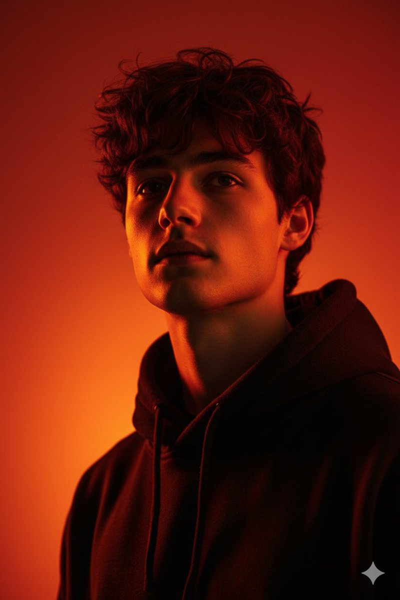 Editorial Portrait with Identity Lock and Dramatic Lighting — example 2