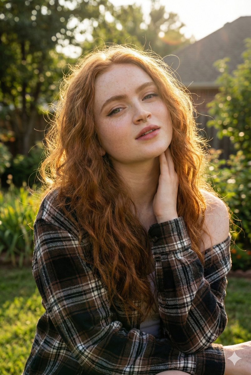 Photorealistic Portrait with Golden Hour Backlighting — example 2