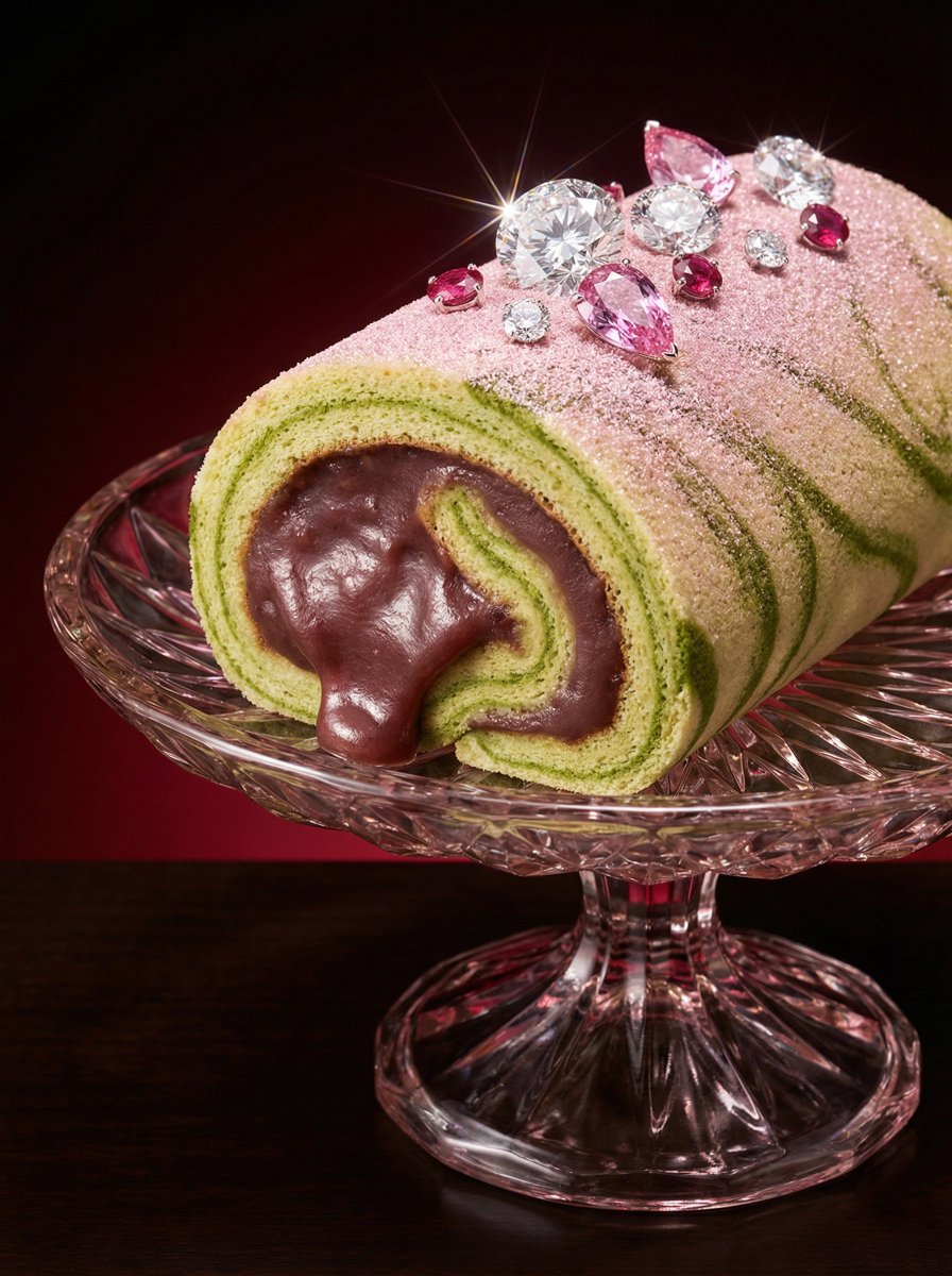 Luxury Dessert Still Life with Diamonds and Molten Center — example 3