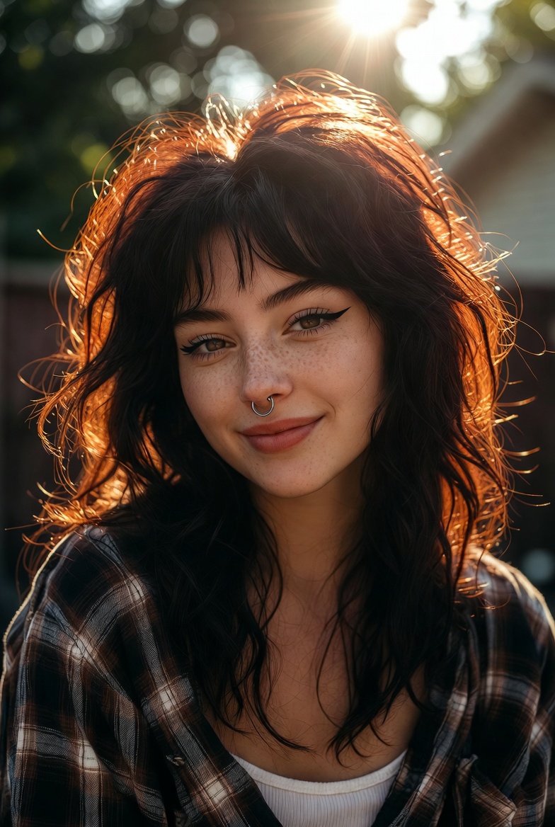 Photorealistic Portrait with Golden Hour Backlighting (Duplicate) — example 2