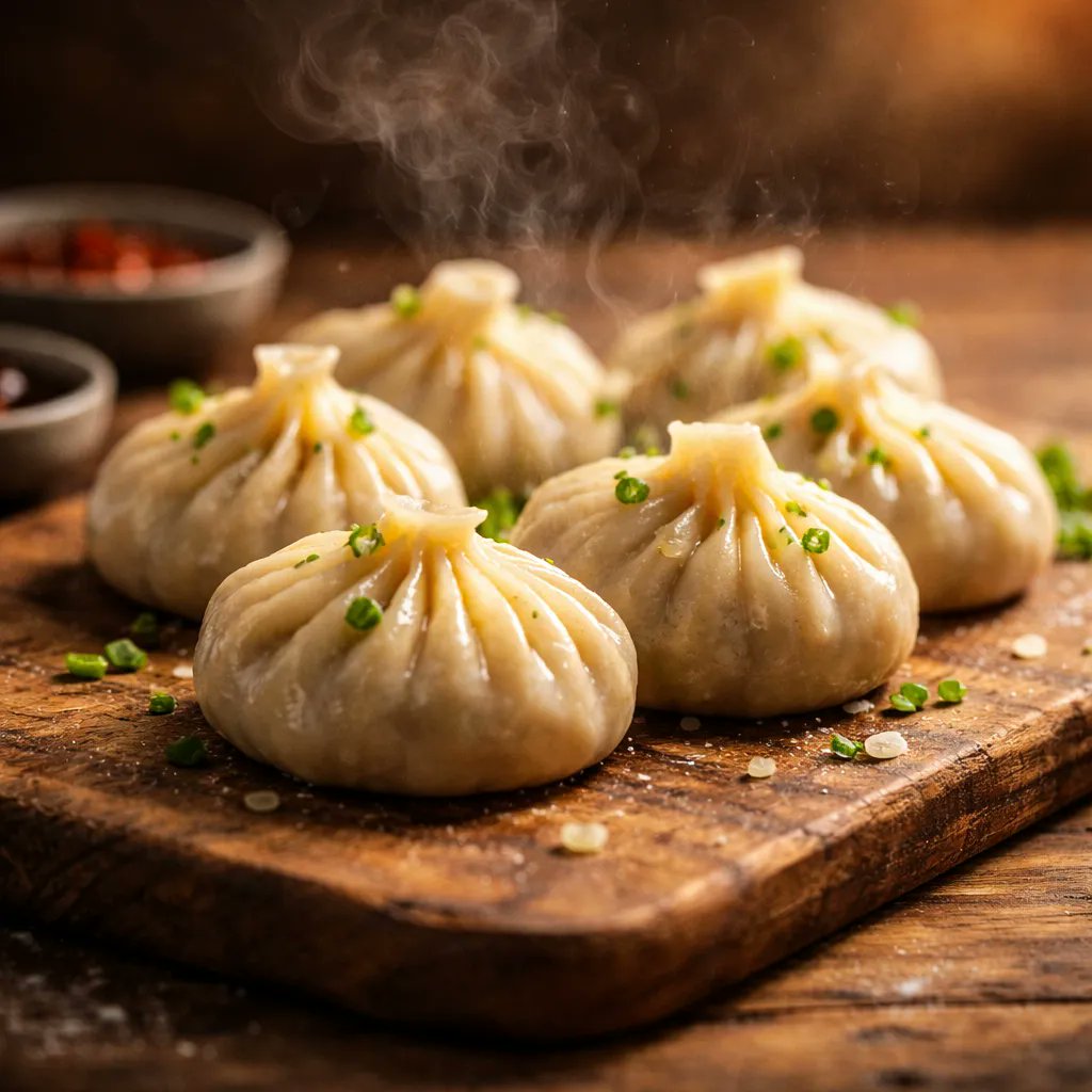 Cinematic Food Photography of Deconstructed Dumplings — example 1