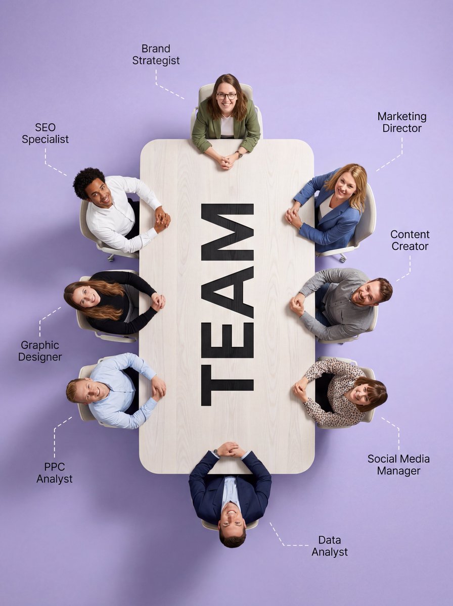 Top-Down Flat Lay of Custom-Shaped Conference Table (Duplicate) — example 4