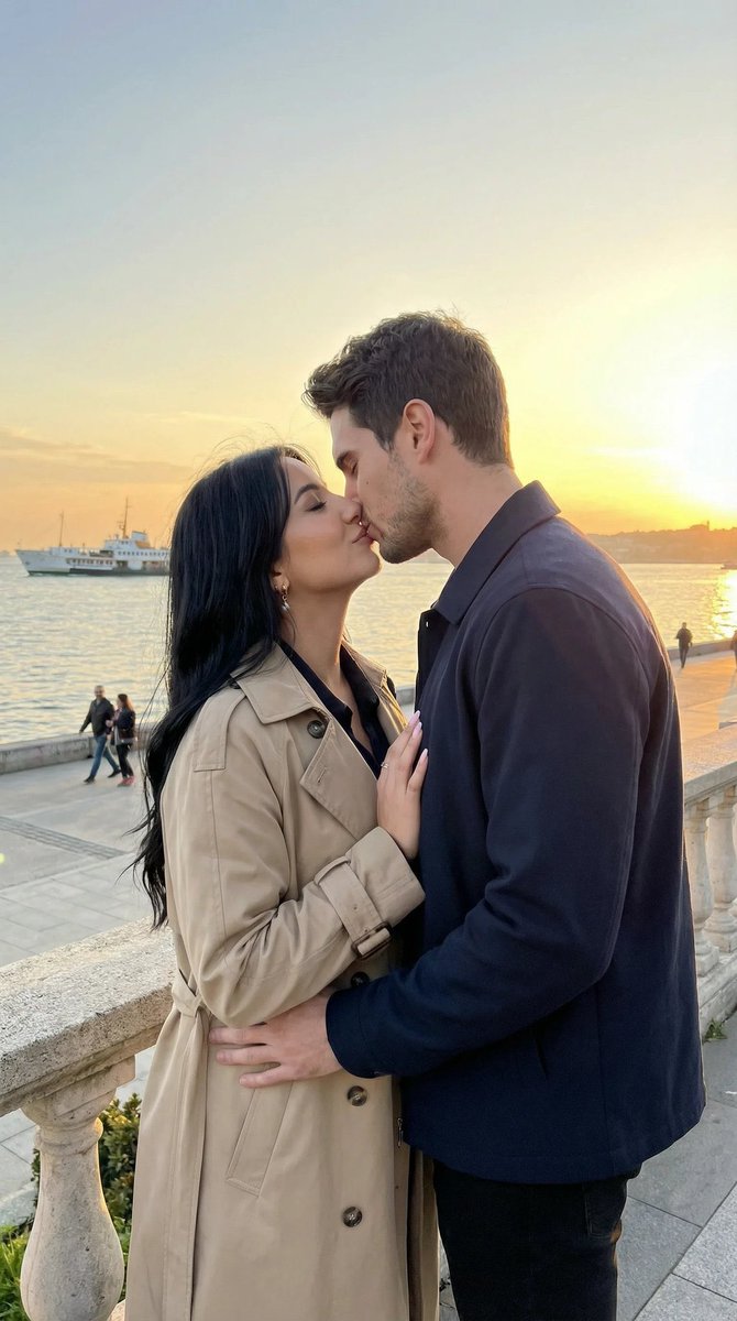 JSON Prompt for Cinematic Romantic Scene in Istanbul — example 1