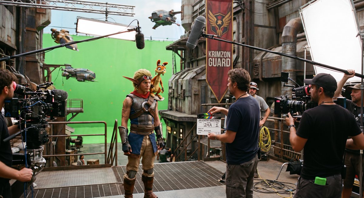 Live-action video game BTS scene — example 2