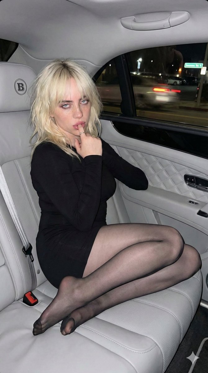 Direct Flash Portrait of Woman in Luxury Car Prompt — example 2