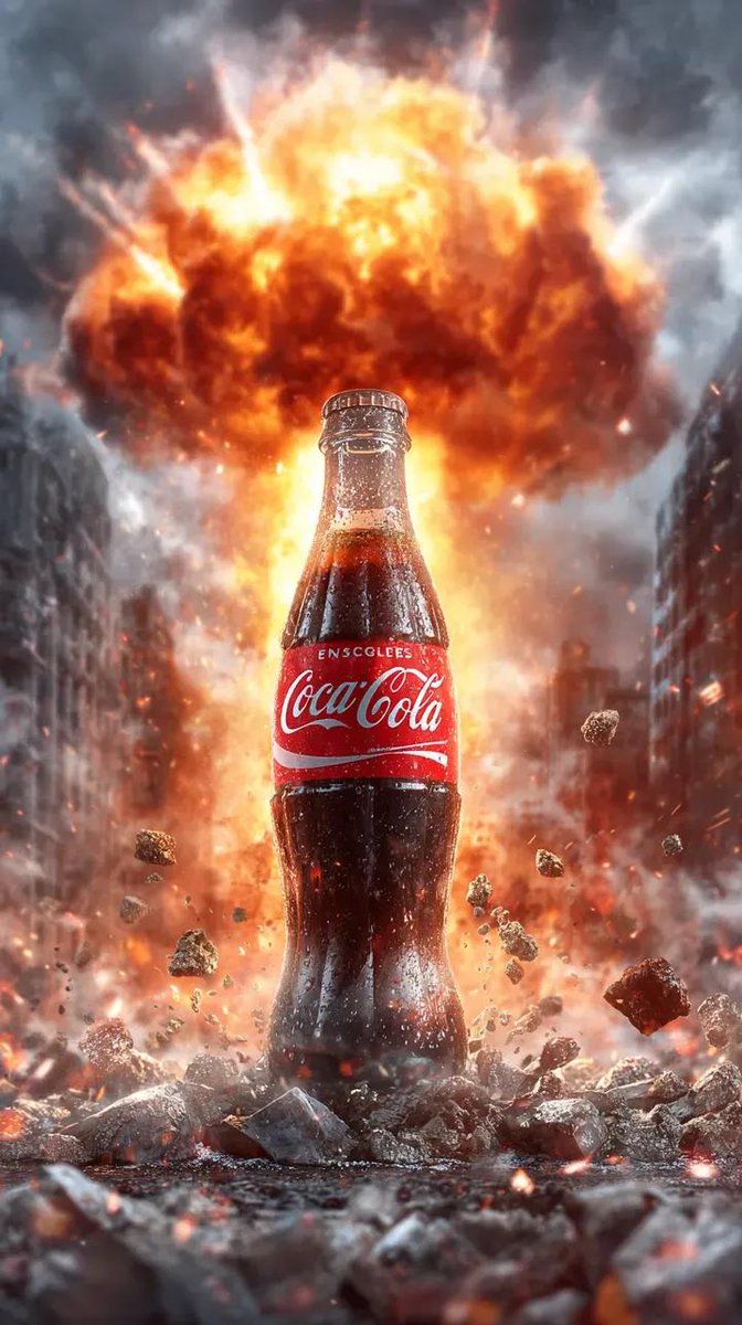 Cinematic Action Poster with Exploding Product Shot — example 1