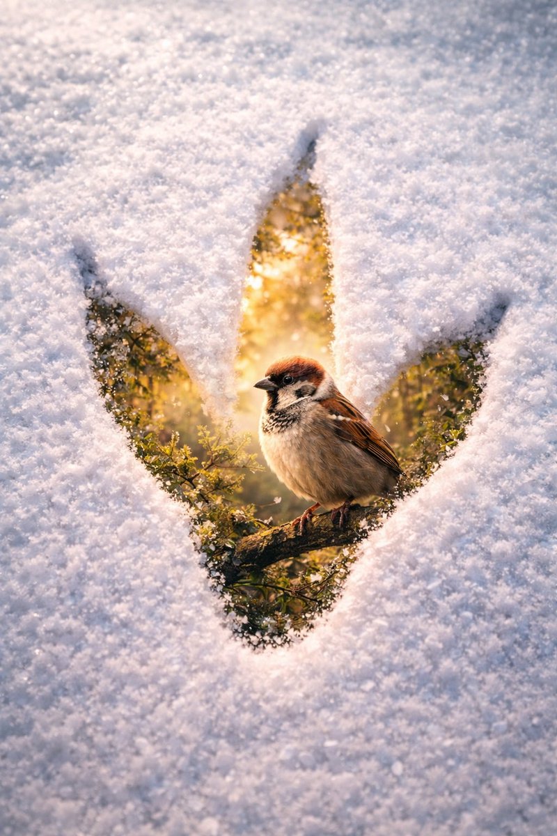 Surreal Pawprint Photo Manipulation Template — example 2