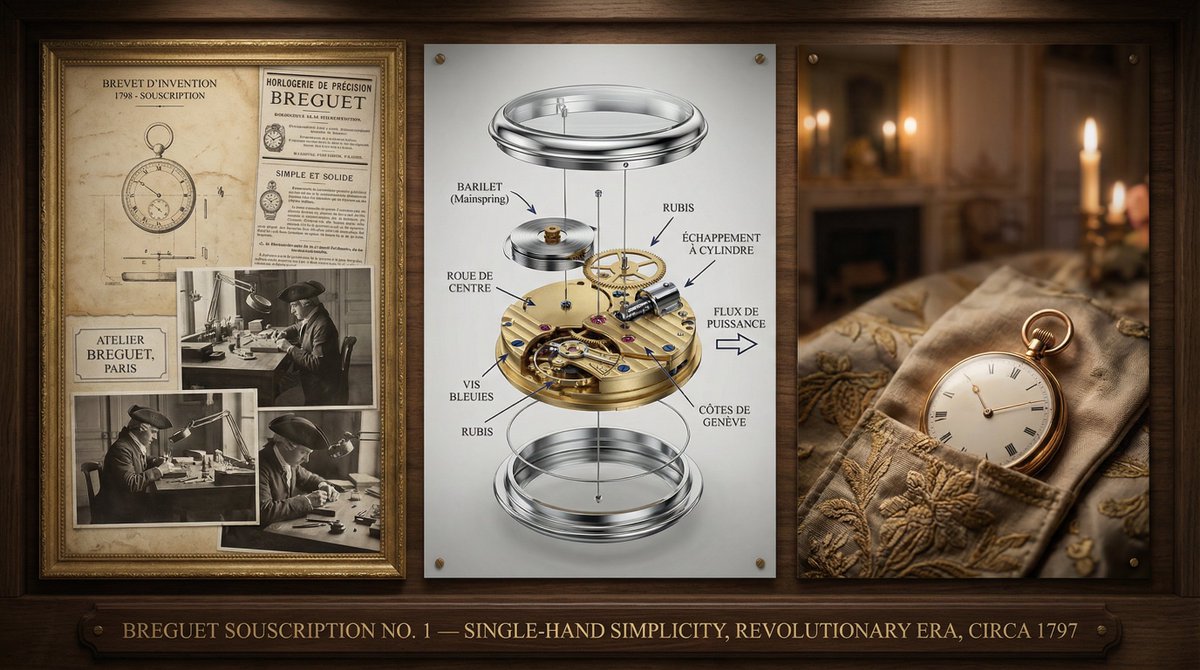 Watchmaker's Documentation Board (Exploded View) — example 2