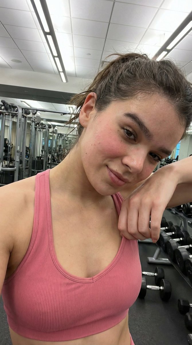Photorealistic Post-Workout Sadie Sink Selfie — example 3