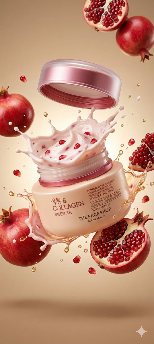 Cosmetic Jar Explosion Product Photography Prompt — example 1
