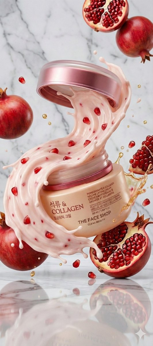 Cosmetic Jar Explosion Product Photography Prompt — example 2