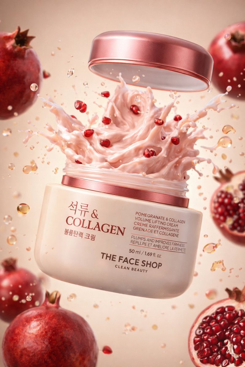 Cosmetic Jar Explosion Product Photography Prompt — example 4