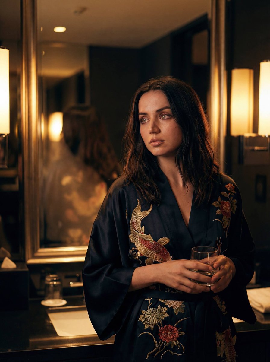 Celebrity Kimono Series in Cinematic Lighting — example 2
