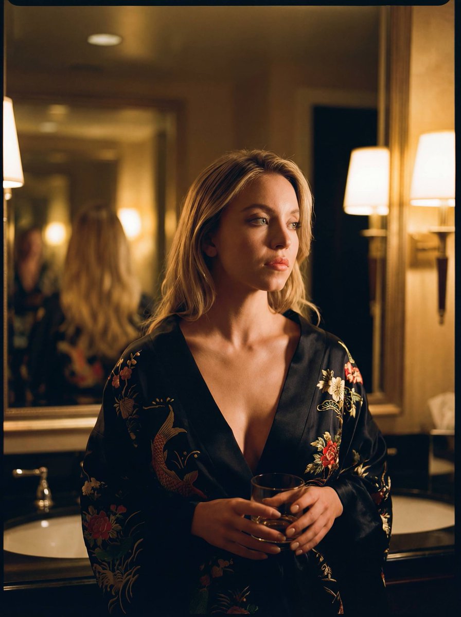 Celebrity Kimono Series in Cinematic Lighting — example 3