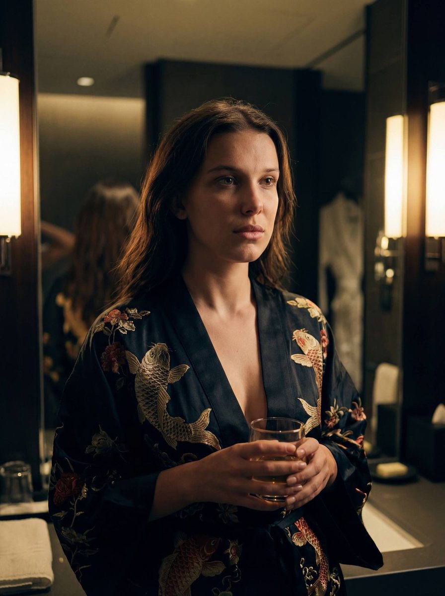 Celebrity Kimono Series in Cinematic Lighting — example 4
