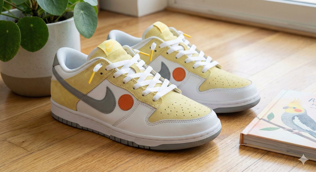 Cockatiel Model Sneakers Generated by Nano Banana Pro — example 1