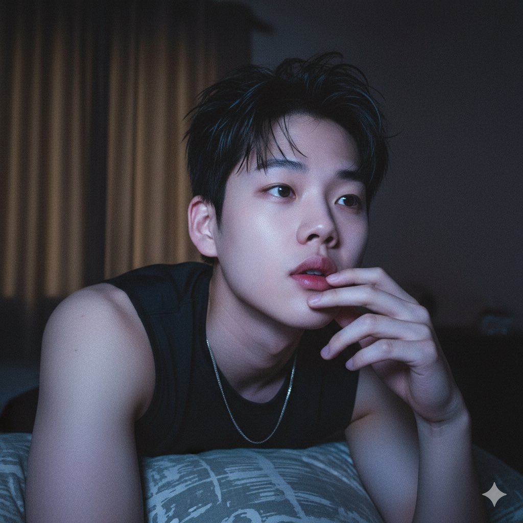 Low-Light Bedroom Selfie Prompt for Nano Banana (Re-post) — example 2
