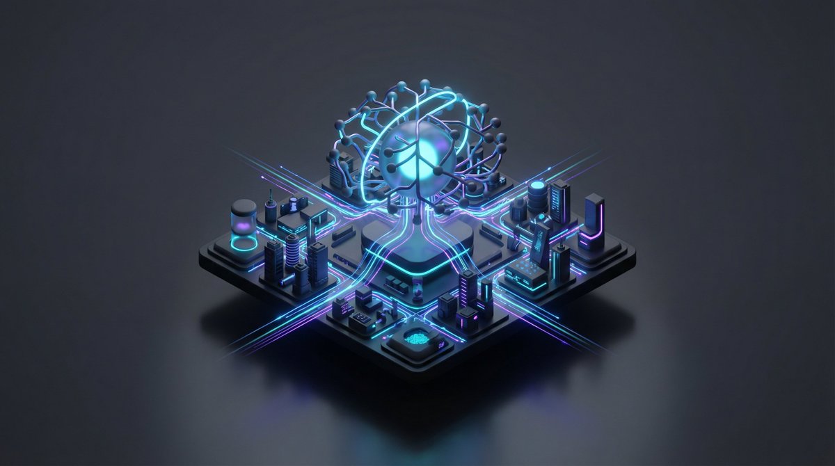 Stylized Tech Illustration Template — example 3