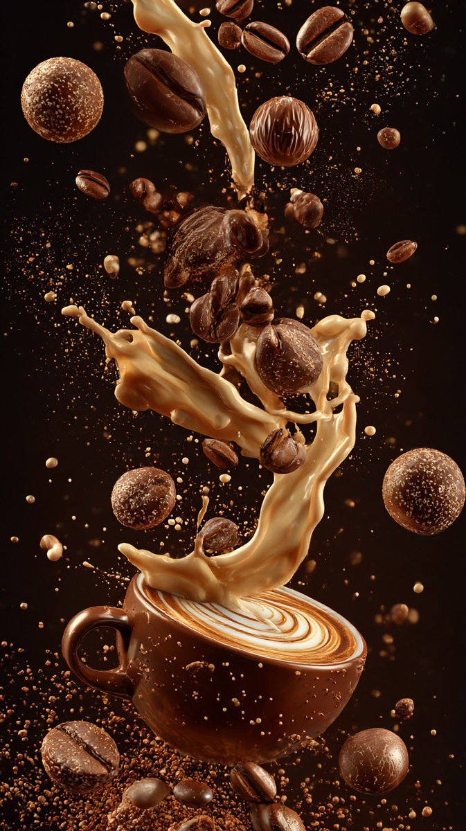 Ultra-Cinematic Coffee Splash Photography — example 1