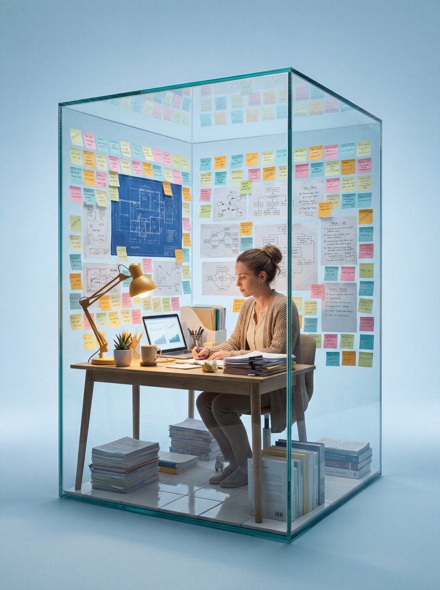 Macro Photography of Subject in Glass Workspace — example 1