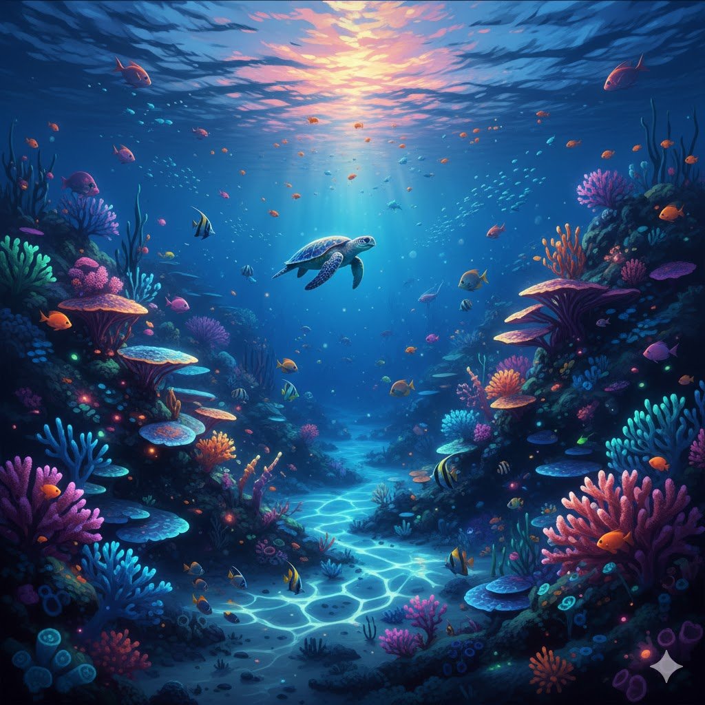 Futuristic and Underwater Scene Concepts — example 2