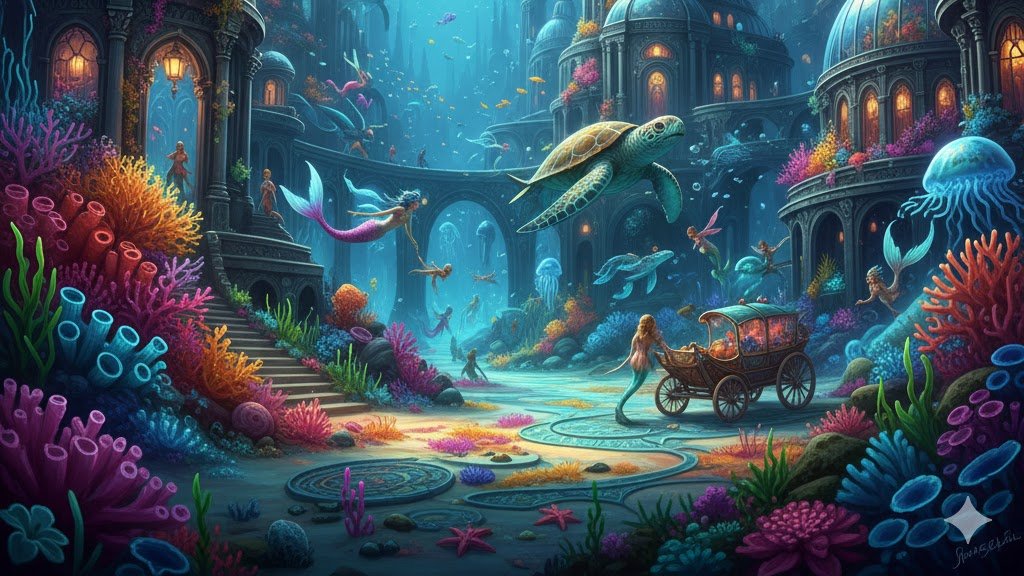 Futuristic and Underwater Scene Concepts — example 3