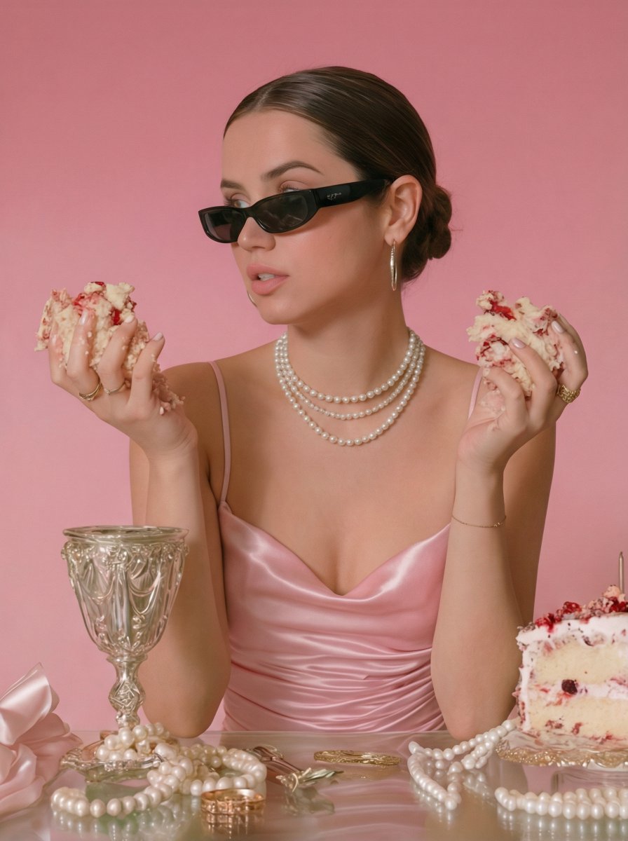 Modern Coquette Glamour Editorial Aesthetic Prompt — example 1