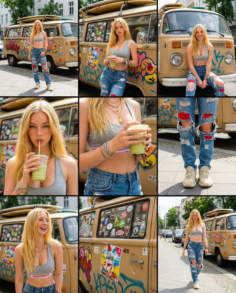 Photorealistic Lifestyle Photo Collage Prompt — example 1