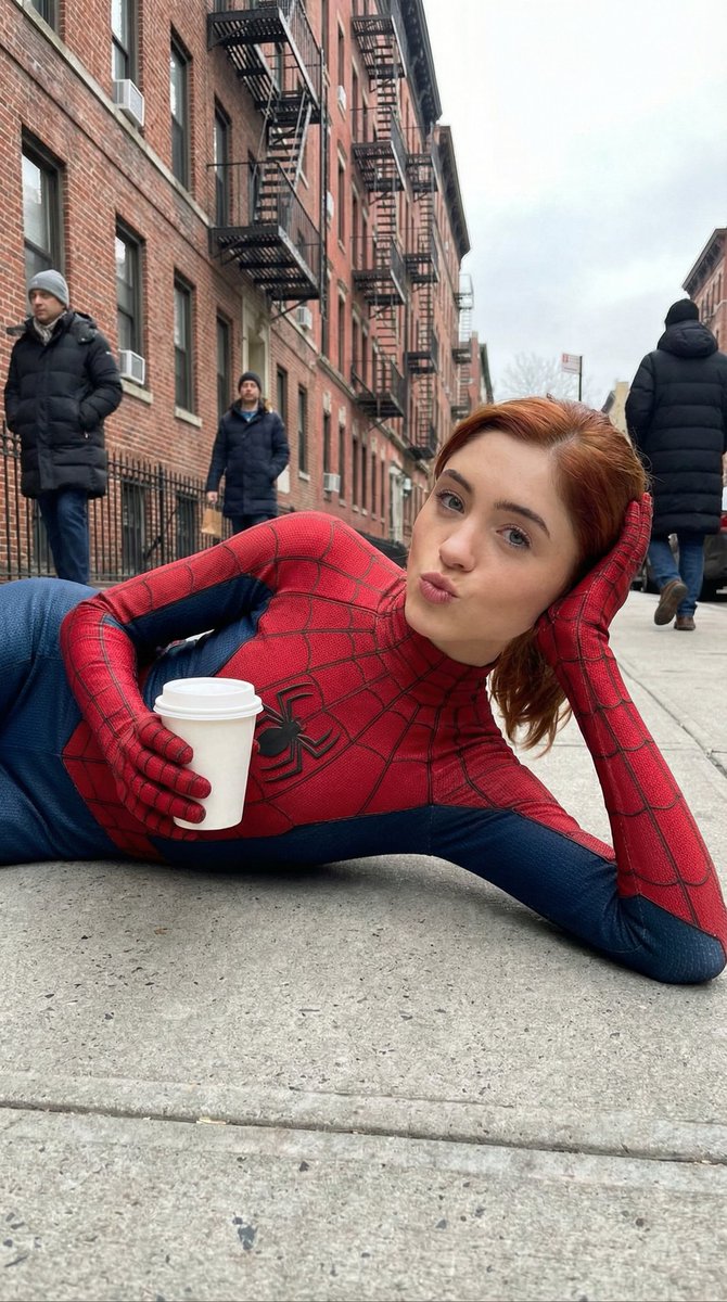 Photorealistic Candid Spider-Girl Portrait — example 2