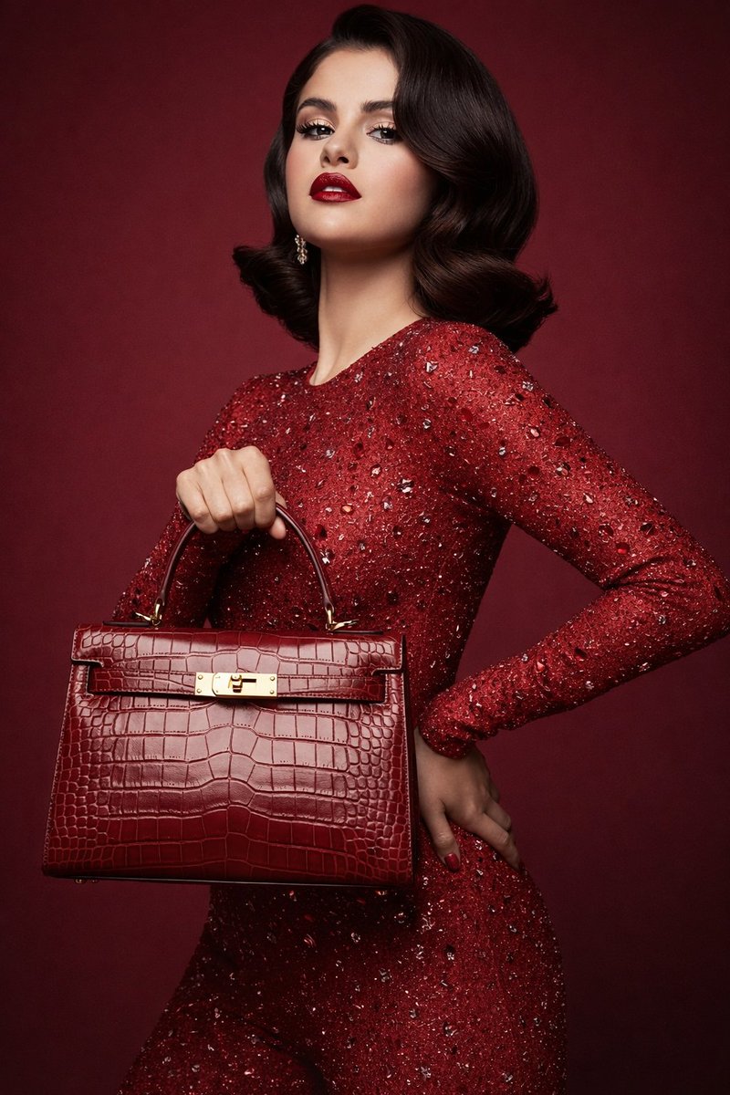 8K Studio Fashion Portrait in Red Jumpsuit — example 2