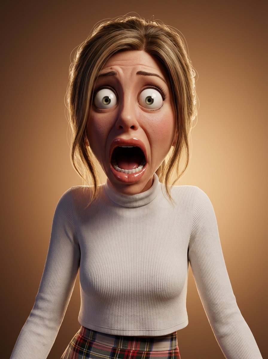 Hyper-Expressive 3D Cartoon Portrait from Photo Reference