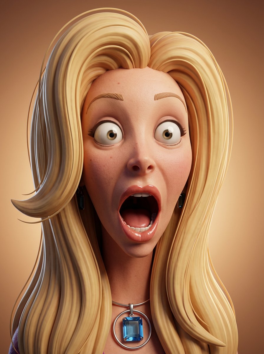 Hyper-Expressive 3D Cartoon Portrait from Photo Reference — example 3