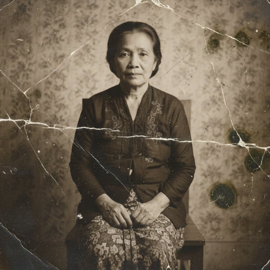 Restore Old Photo to DSLR Quality with Upscaling — example 1