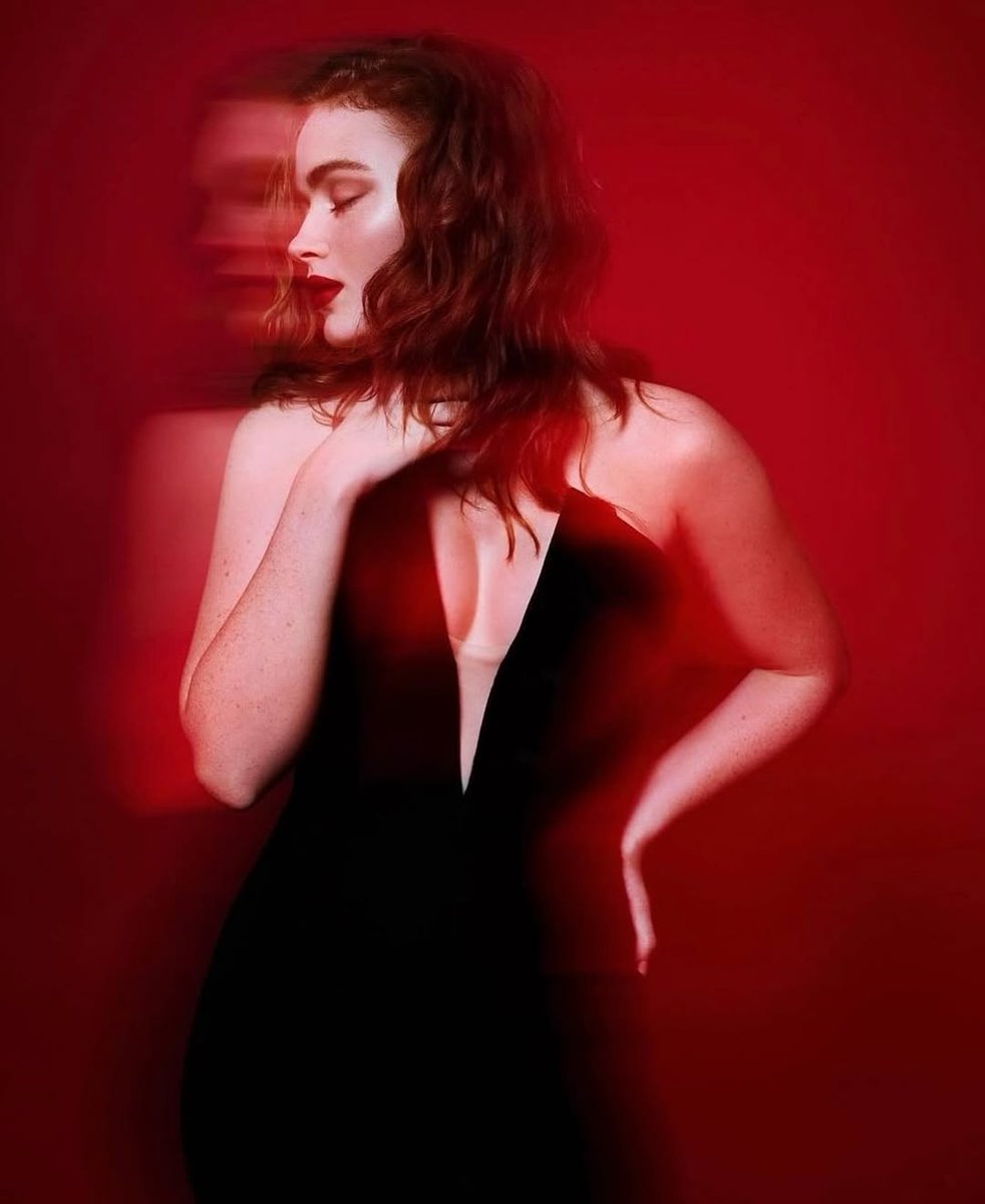 High-Fashion Cinematic Portrait with Shutter Drag Effect — example 1